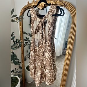 House of Harlow tie neck backless dress!